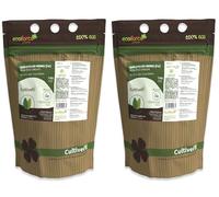 CULTIVERS Quelato de Hierro Ecológico 2x1 kg | Abono soluble con Hierro Fe-EDDHA 6% (orto-orto 4,8%) para Plantas y Cultivos en Suelos con Baja Disponibilidad de Hierro