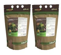CULTIVERS Roca Fosfórica 2x1 kg. Aporte Natural de Fósforo, Calcio y Hierro. 100% Ecológico. Preparación de Terreno Antes y Durante Cultivo