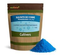 CULTIVERS Sulfato de Cobre cúprico CuSO de 1 kg Polvo Mojable. Multiples usos