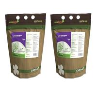 CULTIVERS Tierra de Diatomeas Ecológica Micronizada 2x1 kg | Polvo Ultrafino de Origen Natural | Producto Certificado por Ecocert | Materia Prima de Algas fosilizadas con Contenido Natural en sílice