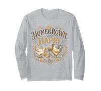 Cultivo casero Happy Chicken Farm Homestead Life Manga Larga
