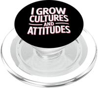 Cultivo Cultivos y Actitudes Microbiólogo PopSockets PopGrip para MagSafe