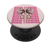 Cultivo de Gusanos Vermicultura Gusano Granjero Granja Chica Coqueta PopSockets PopGrip Adhesivo