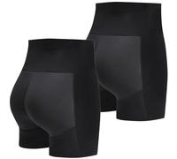 2pcs Bragas con Relleno Gluteos, Fajas con Relleno Gluteos, VentilacióN Hueca Fajas con Relleno De Caderas, Cintura Alta Sin Marcas Fajas Reductoras Mujer Adelgazantes