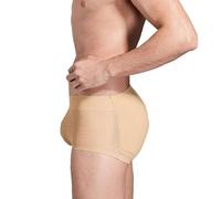 CuLtp 2pcs Calzoncillo Boxer con Relleno Trasero para Aumentar el Volumen y tamaño de glúteos y Levanta, Calzoncillos Tipo bóxer para Hombre