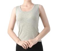 CuLtP Camisola Térmica Sin Mangas para Mujer, Ropa Interior con Forro Polar De Talla Grande, Camiseta Sin Mangas Cálida para Invierno, Ropa Interior Térmica Básica para Mujer, Camisas Térmicas,