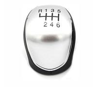 CULTP Perilla de Cambio de Engranaje para 2008-2021 Ford Kuga,Pomos de Palanca de Cambios pomo Cambios Velocidad Coche Estilo Accesorio,6-Speed Silver4