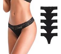 CuLtp Tanga Ropa Interior Menstrual, Bragas Menstruales Flujo Abundante Bikinis Menstrual NiñAs Ropa Mujer AlgodóN Interior Lavables, Bragas Postparto-Black||M