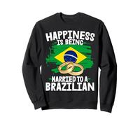 Cultura Casada brasileña Divertida de Brasil Sudadera