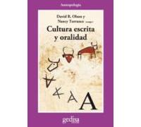 Cultura Escrita Y Oralidad