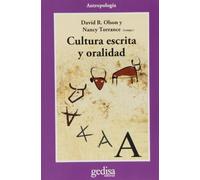 Cultura escrita y oralidad: 302598 (Cladema / Antropología)