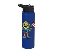 Cultura puertorriqueña Puerto Rico Pride Coqui Stainless Steel Insulated Water Bottle