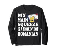 Cultura rumana Novia Esposa Historia Rumania Camiseta Manga Larga