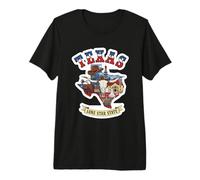 Cultura Vaquera y Herencia del Estado de Texas Camiseta Premium