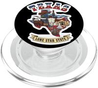 Cultura Vaquera y Herencia del Estado de Texas PopSockets PopGrip para MagSafe