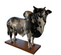 Cultural - Dispensador de licor de vaca brasileña con capacidad de almacenamiento de 2 litros, con textura realista, resinas para manualidades, artículos esenciales, dispensador de licor con forma de