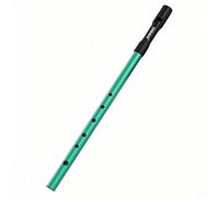 Cultural Heritage Meets Modern Playability Irish Tin Whistle Flauta en llave C/D con 6 agujeros diseñada para músicos (verde C)