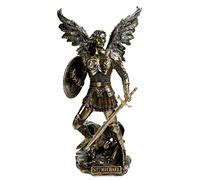 Culturas Del Mundo Cristiano Figura "Arcángel Michael" con Espada y Signo De
