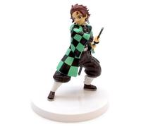 CultureFly Demon Slayer Tanjiro - Figura de vinilo de lujo de 6.5 pulgadas, coleccionable con licencia oficial, acabado multicolor detallado, construcción duradera, lista para exhibir