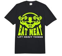 Culturismo Comer Carne Levantamiento Cosas Pesadas Dieta Carnívoro Comfort Colors Adult Heavyweight T-Shirt