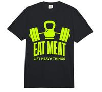 Culturismo Comer Carne Levantamiento Cosas Pesadas Dieta Carnívoro Comfort Colors Adult Heavyweight T-Shirt