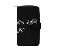 Cum in Me Daddy - Carteras largas de gran capacidad con hebilla para billetes, dinero en efectivo, monedas, tarjetas, llaves, Estilo:, 19.7x11x3.5cm, Para todas las estaciones
