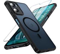 Cum2giff Funda magnética para Motorola Moto G06/G06 Power con protector de pantalla, mate, translúcida, delgada, de grado militar, a prueba de golpes, antiarañazos, para Moto G06 Power / G06, color