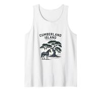 Cumberland Island Georgia Puesta de Sol Camiseta sin Mangas