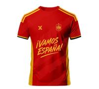 CUMBERS PAX Textil - Camiseta Roja ¡Vamos España! 2026, Diseño Exclusivo, Fabricada en España, para Hombre, Mujer y Niño | Camiseta Roja para Animar a la Selección en Eventos Deportivos (3XL)