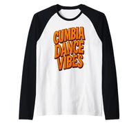 Cumbia Baile Salsa Bachata Merengue Baile Camiseta Manga Raglan