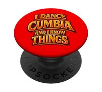Cumbia Baile Salsa Bachata Merengue Baile Latino PopSockets PopGrip Adhesivo