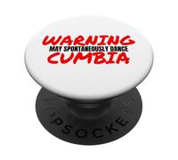 Cumbia Baile Salsa Bachata Merengue Latina Cumbia Baile PopSockets PopGrip Adhesivo