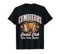 Cumbieros Club Social Divertido Cumbia Dance Camiseta