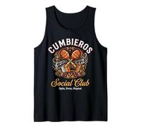 Cumbieros Club Social Divertido Cumbia Dance Camiseta sin Mangas
