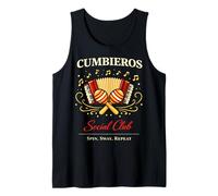 Cumbieros Club Social Divertido Cumbia Dance Camiseta sin Mangas