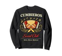 Cumbieros Club Social Divertido Cumbia Dance Sudadera