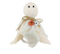 Cumbre de Árbol Fantasma de Gasa - 7,28 Pulgadas Ornamento Fantasma de Halloween | Decoración de Cumbre para Árboles Miniaturas Halloween o Navidad | Fantasmas espeluznantes para Hogar, Oficina