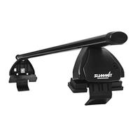 Cumbre sup-031 Premium Multi Fit Barras de Techo, Acero Negro, Juego de 2