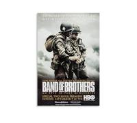 Cumbrjde Póster de película Band of Brothers para decoración de pared, lienzo, 30 x 45 cm, sin marco, banda de hermanos