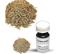 Cumin Seed Essential Oil / 100% Pure Cumin Seed Undiluted Essential Oil Premium Quality (10 ML, NATURAL)