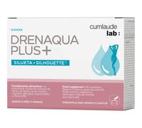 Cumlaude Lab Complemento alimenticio Drenaqua Plus+ té verde y hibisco 14 sticks piña y mango