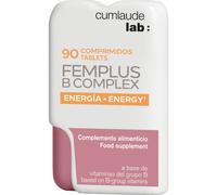 Cumlaude Lab - Complemento FemPlus B-Complex, Vit B, sin azúcar, gluten ni lactosa - 90 comprimidos
