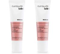 Cumlaude Lab Mucus - Gel Lubricante Íntimo, Hidratante y de Base Acuosa con Ácido Hialurónico y Ácido Láctico - 2 x 30 ml
