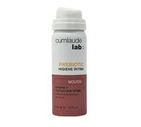 Cumlaude Lab - Prebiotic Mousse Higiene Íntima, Espuma Limpiadora con Prebióticos, Ácido Láctico y Provitamina B5, Equilibrio de la Flora Íntima, Sin Jabón, Uso Diario para Mujer - 50ml