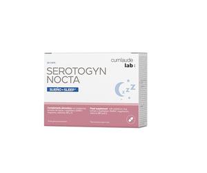 Cumlaude Lab - Serotogyn Nocta, Complemento Menopausia, 30 Cáps | Melatonina, Lúpulo, Vitaminas, Sueño, Ánimo, Transición Menopausia, Bienestar Femenino, Uso Nocturno, Complemento