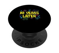 Cumpleaños 10 años después 10 años cumpleaños PopSockets PopGrip Adhesivo