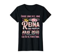 Cumpleaños 16 Años Una Reina Que Nació en Julio 2010 Camiseta