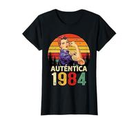 Cumpleaños 1984 Auténtica Edición Limitada Retro Camiseta