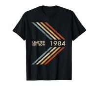 Cumpleaños 1984 Edición Limitada Hombres Mujeres Estilo Vintage Camiseta