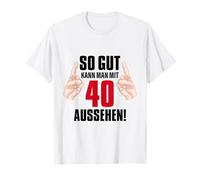 Cumpleaños 40 Años Tan Bueno Se Puede con 40 Apariencia Camiseta